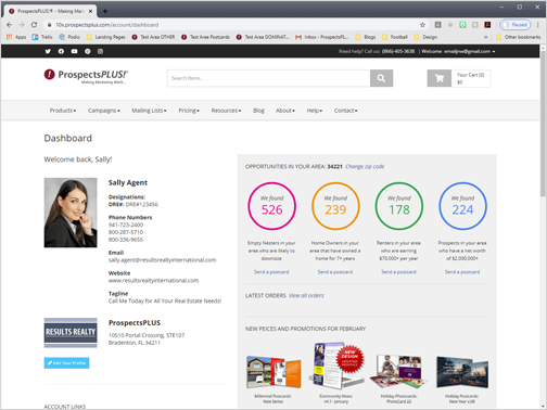 Custom Marketing Dashboard